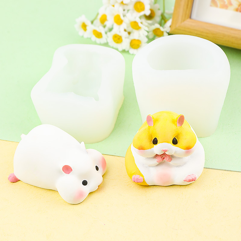 Candle Making Business - DIY Cute Hamster Mold Chocolate Pudding