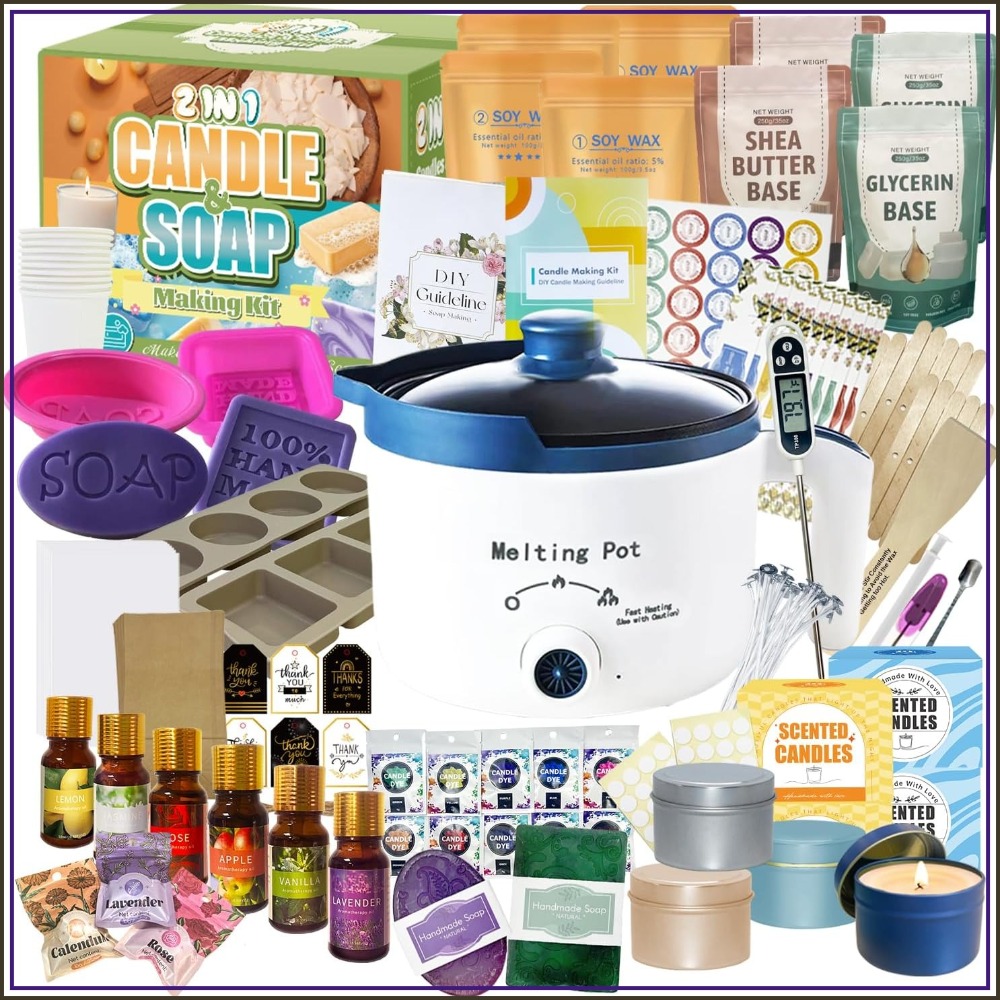 Candle Making Oils - 2-in-1 Candle & Soap Making Kit