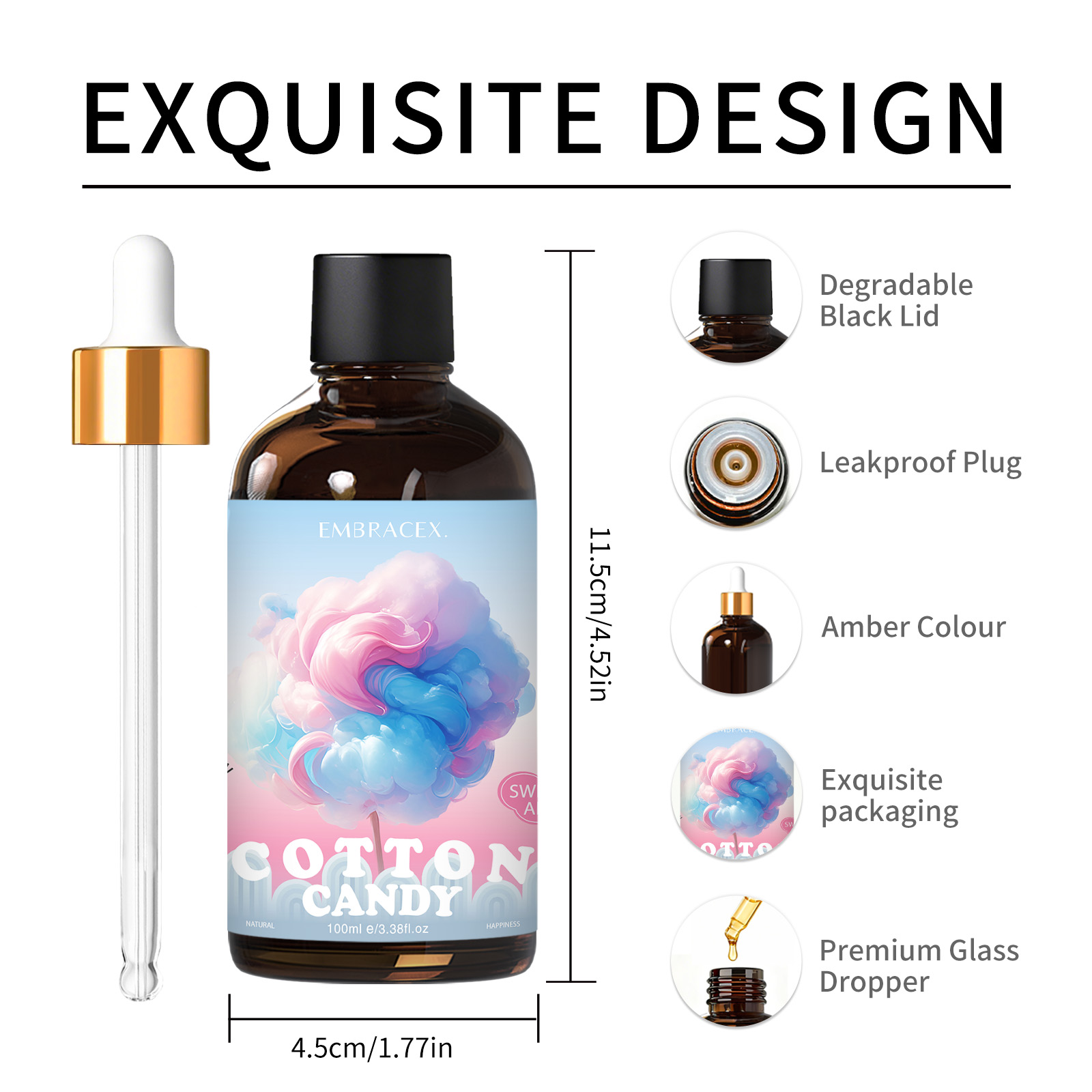 100ml Cotton Candy Essential O - مراجعة Candle Making Oils وسعره