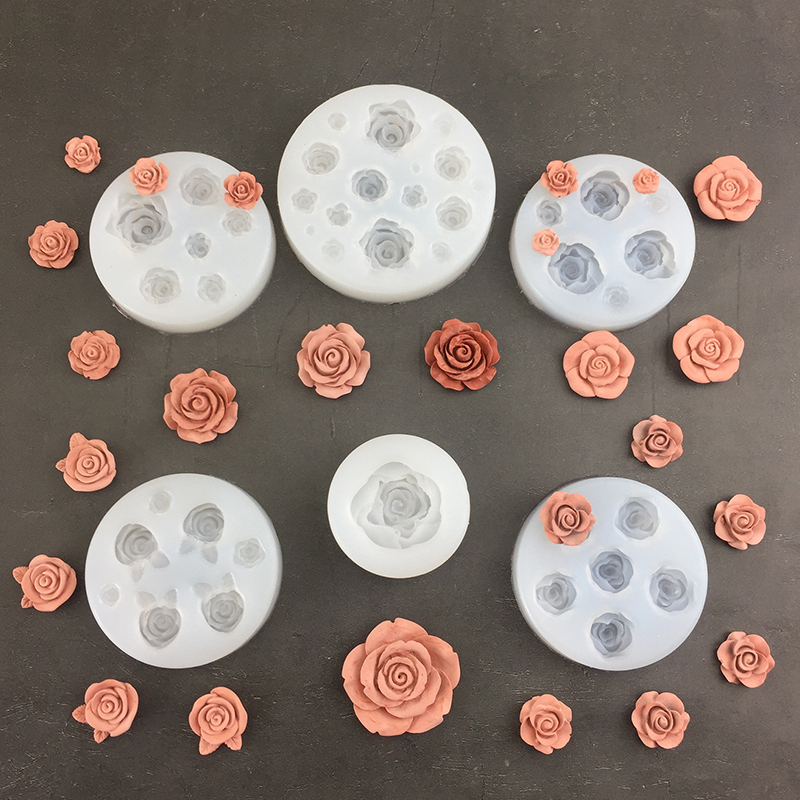 3D Rose Flower Shape Leaf Sili - مراجعة Candle Making Business وسعره