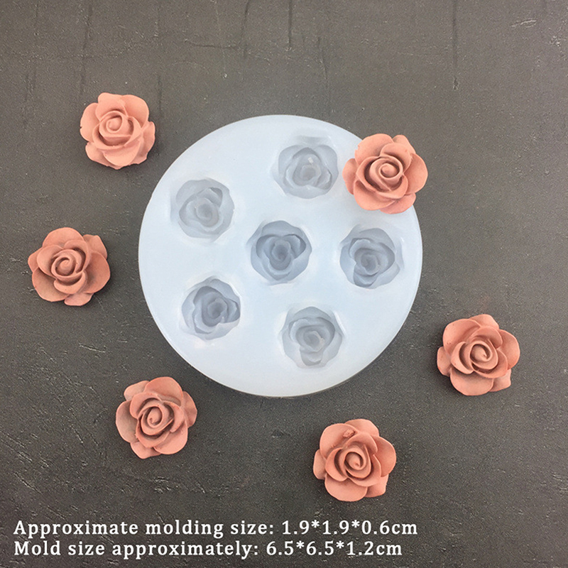 3D Rose Flower Shape Leaf Sili - مراجعة Candle Making Business وسعره