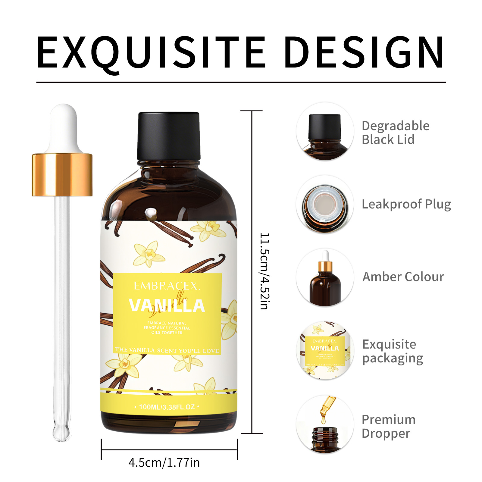 100ml Vanilla Essential Oil Bo - مراجعة Candle Making Oil Scents وسعره