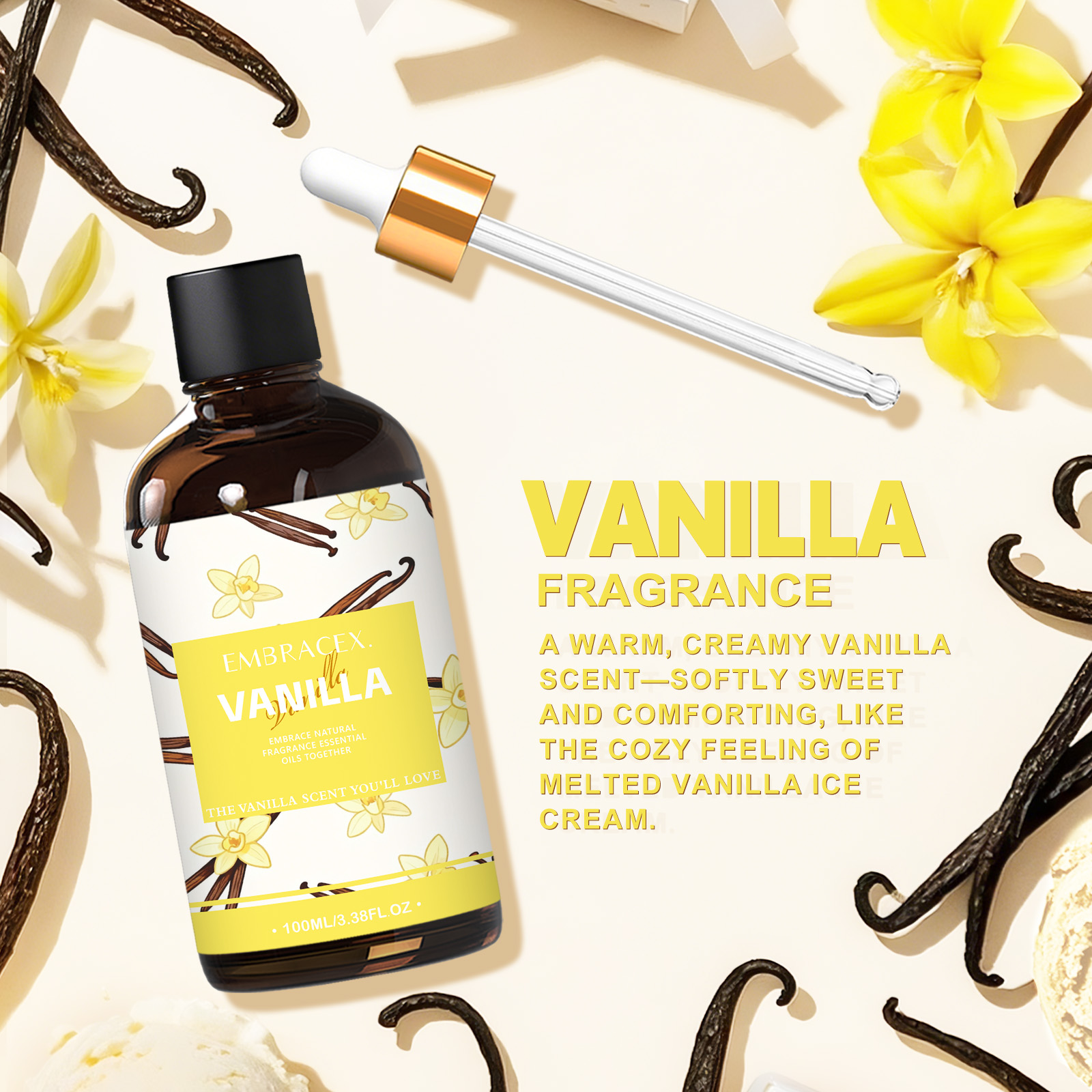 100ml Vanilla Essential Oil Bo - مراجعة Candle Making Oil Scents وسعره