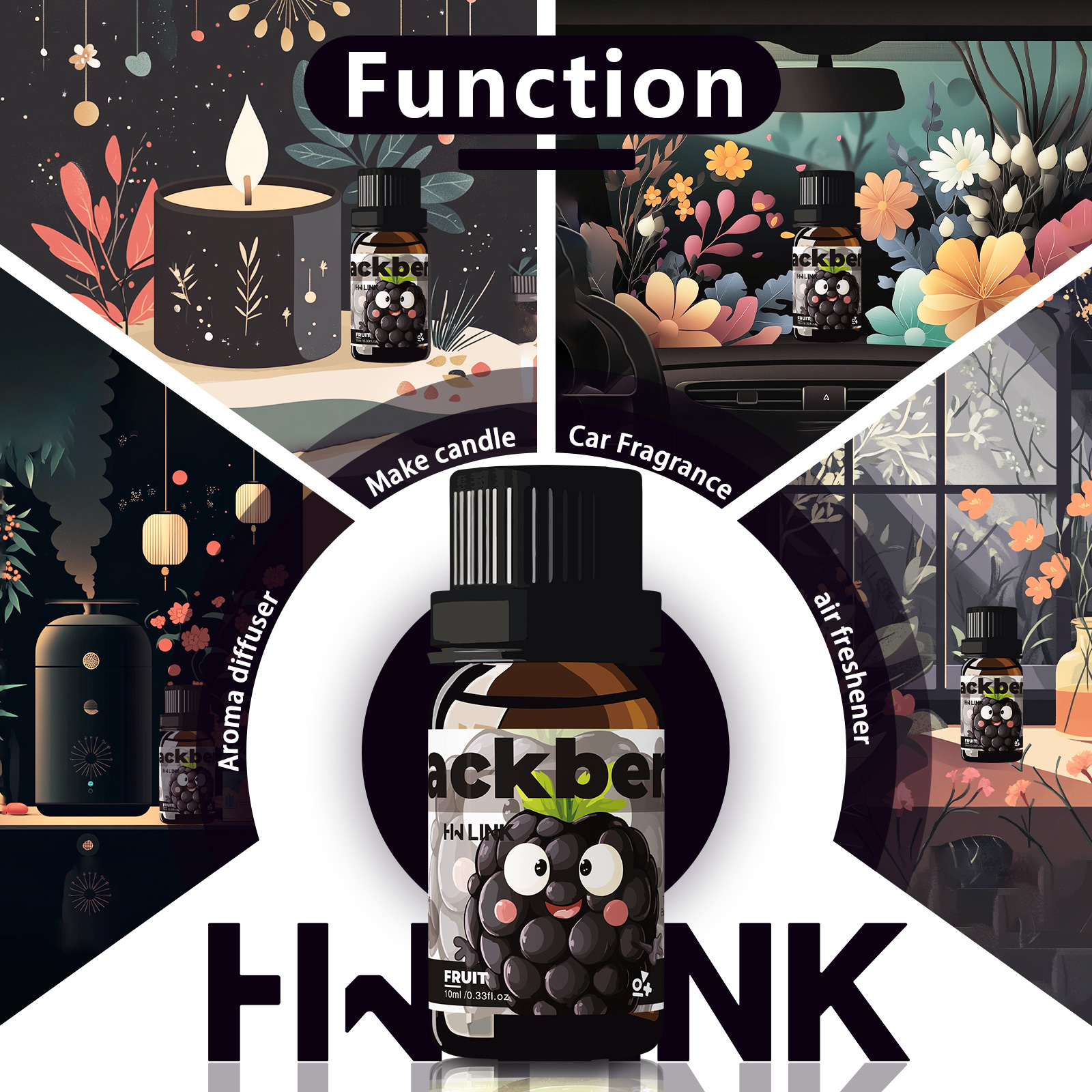 Blackberry Essential Oil Black - مراجعة Candle Making Oils وسعره