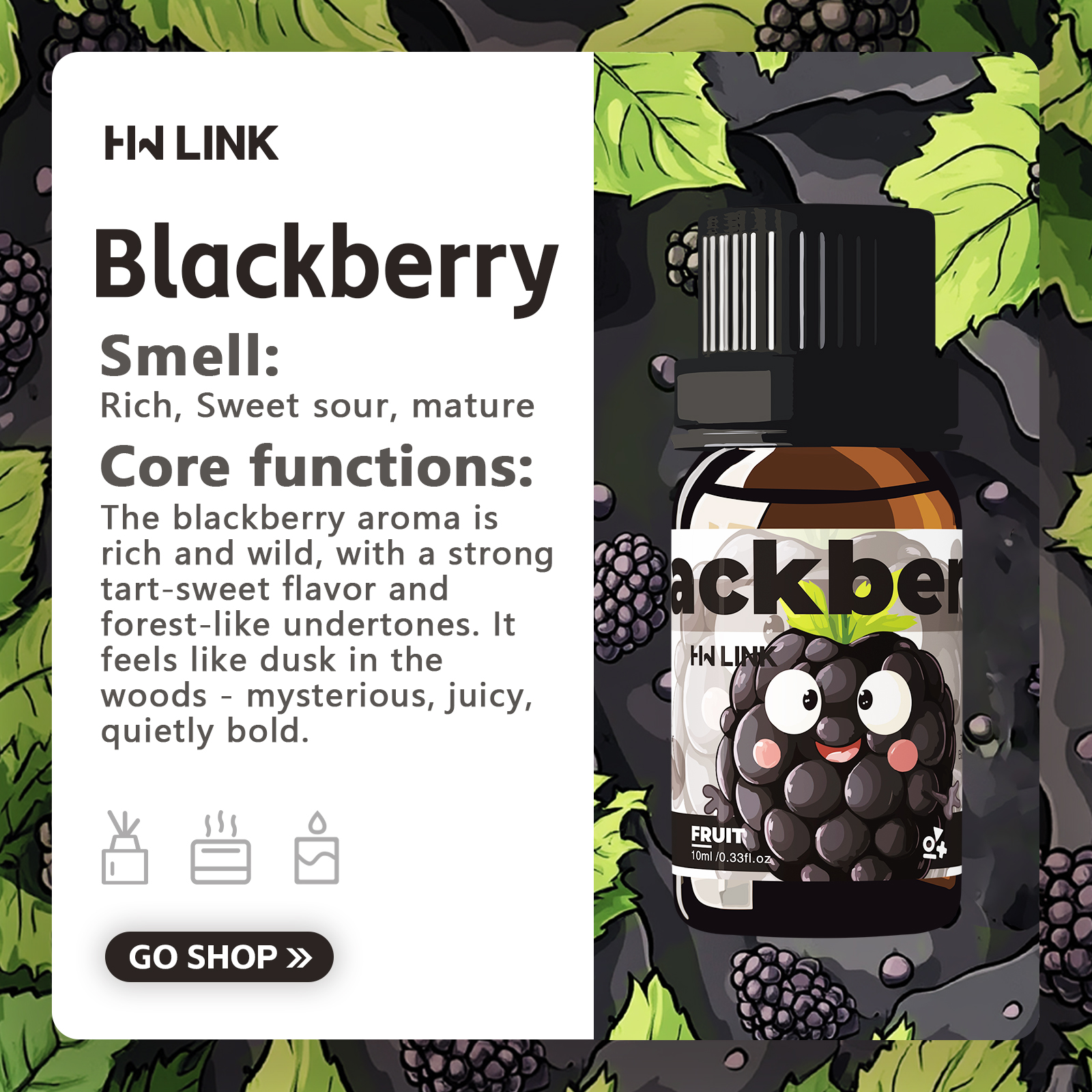 Blackberry Essential Oil Black - مراجعة Candle Making Oils وسعره