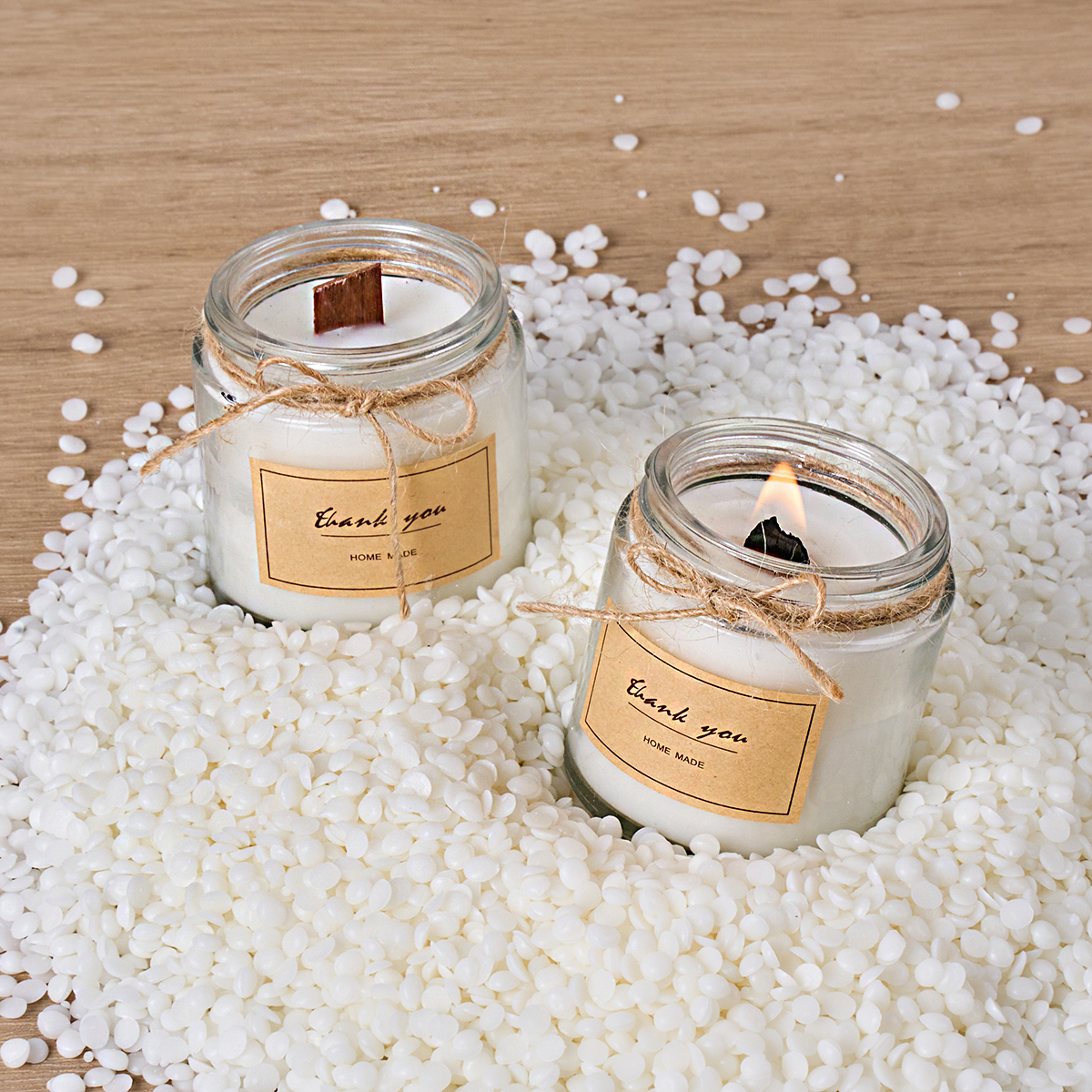 500g/1000g Natural Soy Wax DIY - مراجعة Candle Making Material وسعره