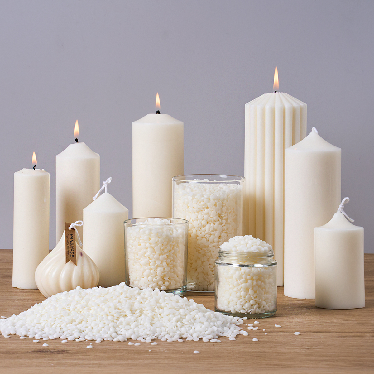 500g/1000g Natural Soy Wax DIY - مراجعة Candle Making Material وسعره