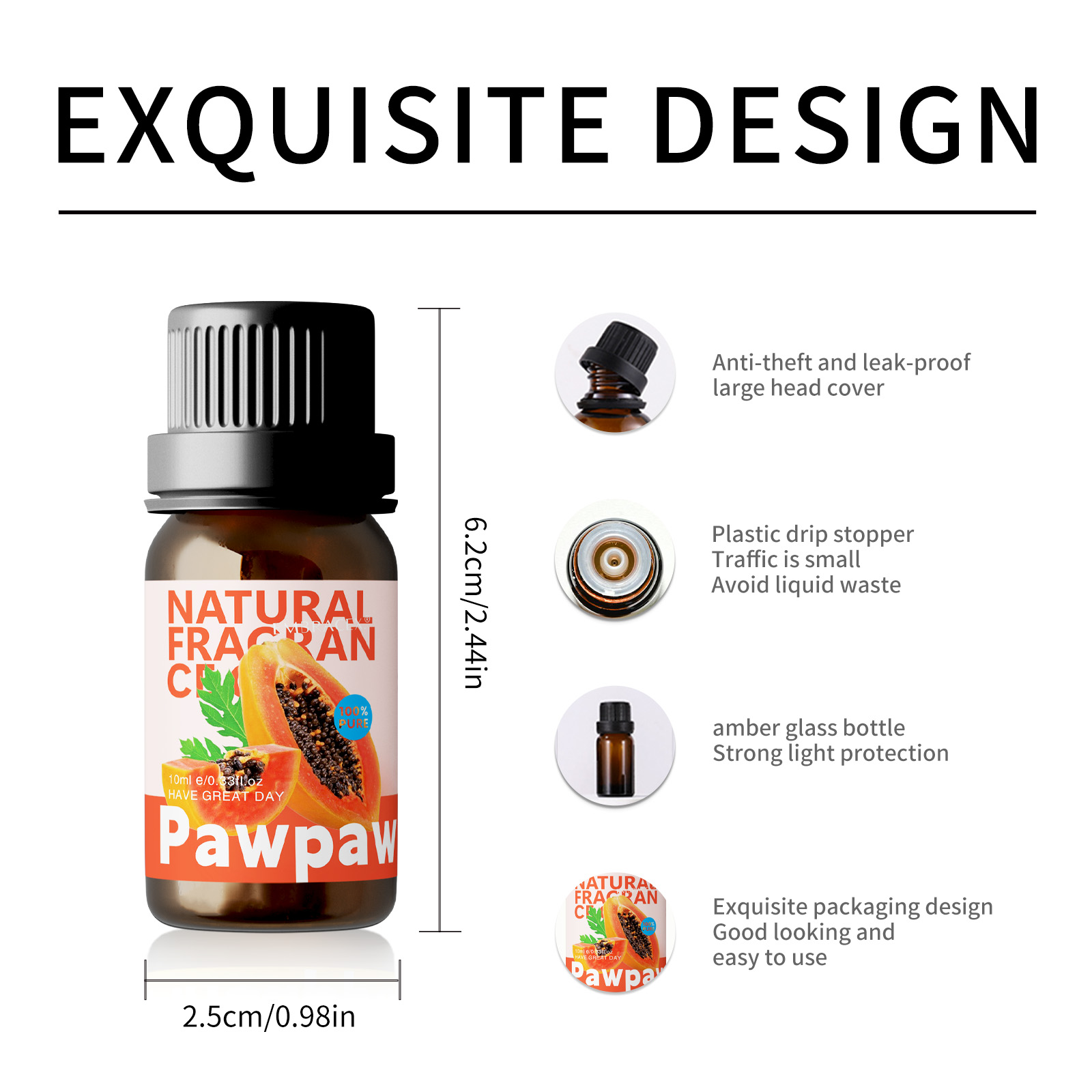 10ml Pawpaw Essential Oil Frui - مراجعة Candle Making Fragrance Oils وسعره