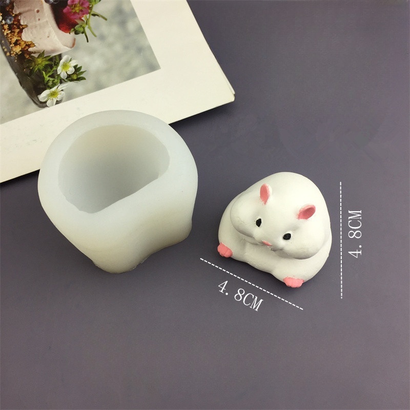 DIY Cute Hamster Mold Chocolat - مراجعة Candle Making Business وسعره