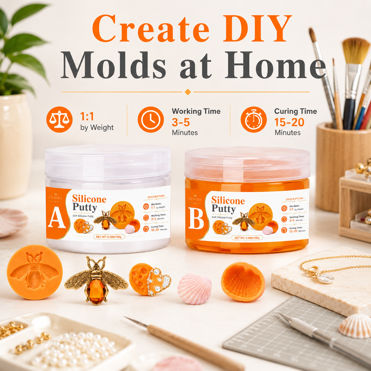 SILICONE PUTTY Making Kit, Fas - مراجعة Candle Making Business وسعره