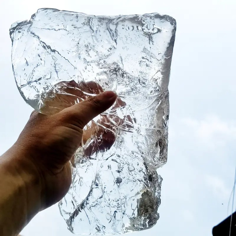 Transparent Crystal Wax, Jelly - مراجعة Candle Making Material وسعره