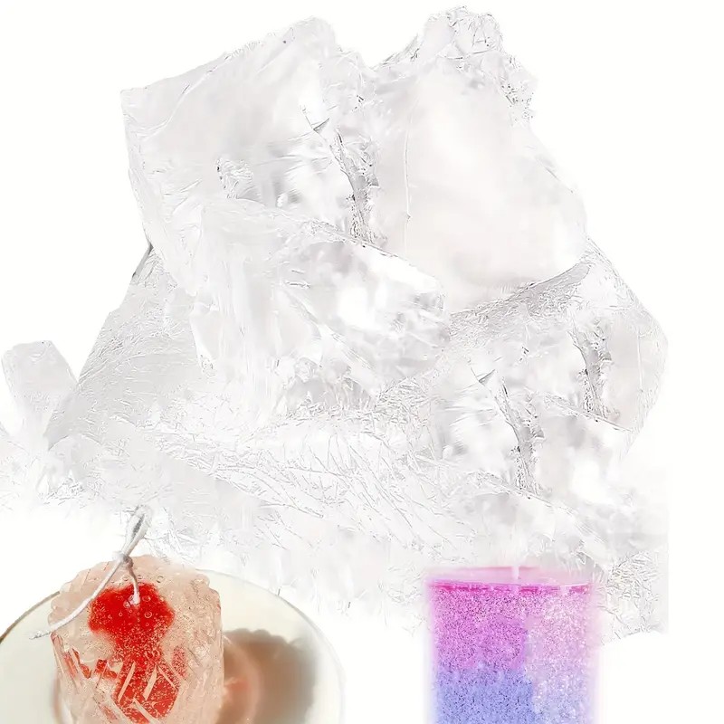 Transparent Crystal Wax, Jelly - مراجعة Candle Making Material وسعره