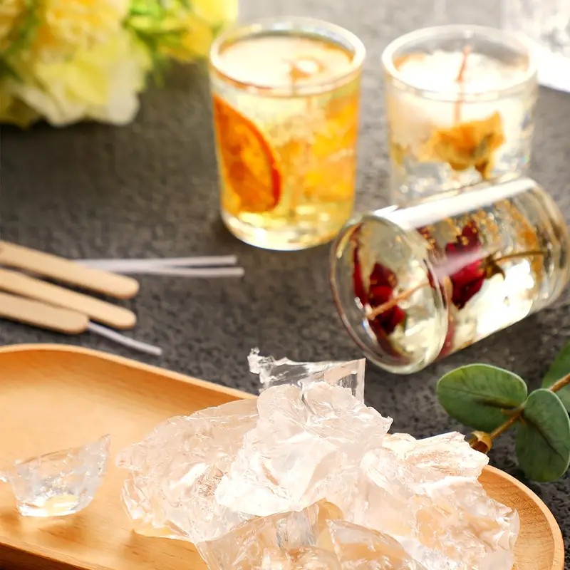 Transparent Crystal Wax, Jelly - مراجعة Candle Making Material وسعره