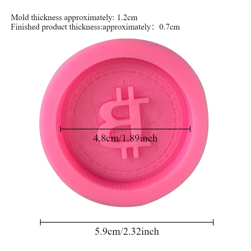 1/3pcs Currency Logo Soap Sili - مراجعة Candle Making Business وسعره