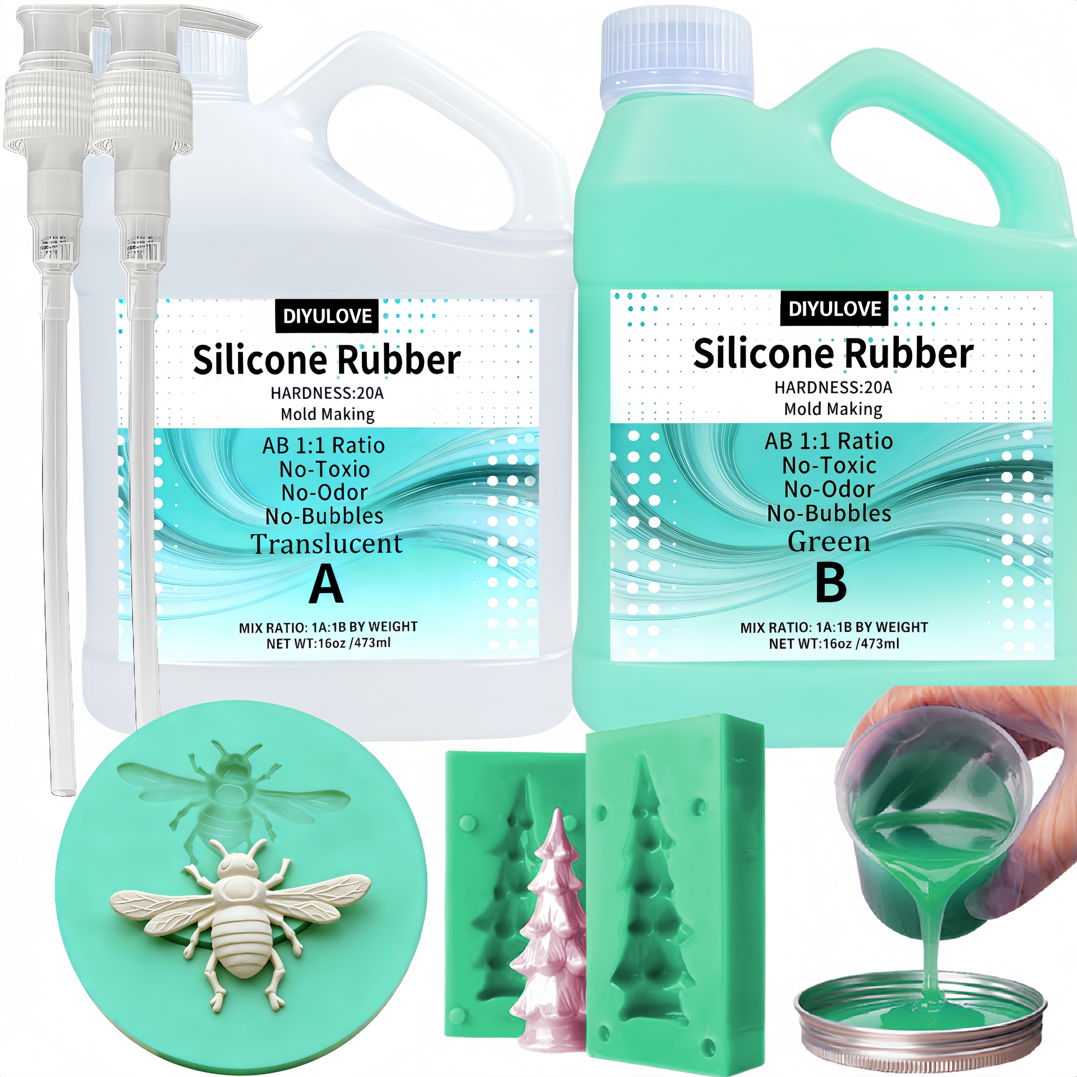 Super Elastic 15A Liquid Silic - مراجعة Candle Making Kit وسعره