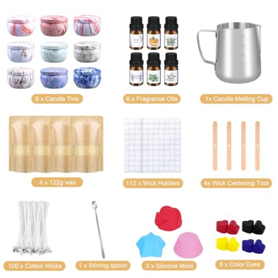 Candle Making Kits for Adults, - مراجعة Candle Making Oil Scents وسعره