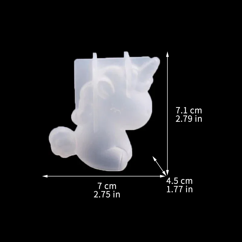 3D Geometric Silicone Unicorn  - مراجعة Candle Making Business وسعره