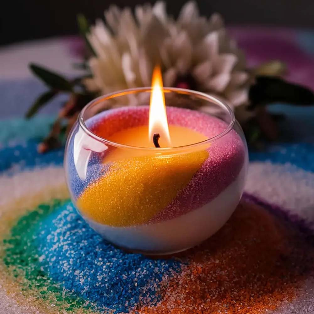 10 Colors/10g Sand Wax Candle  - مراجعة Candle Making Kit وسعره