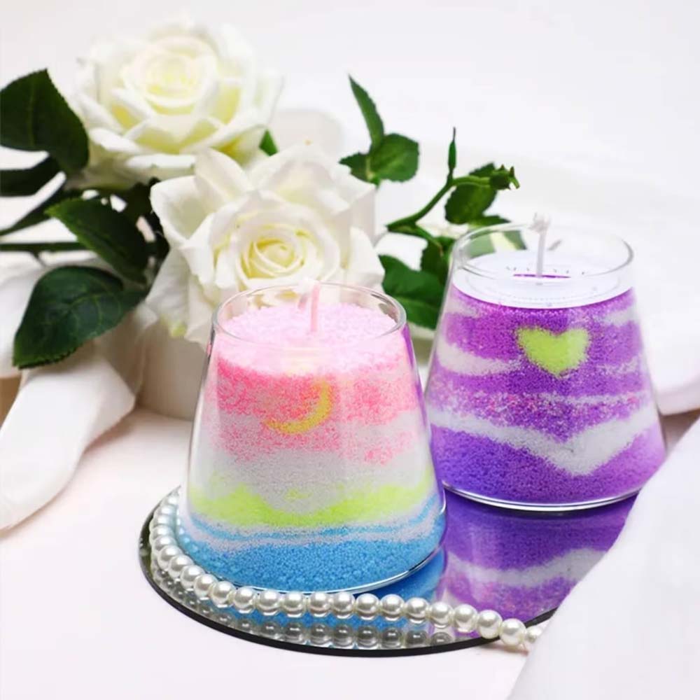 10 Colors/10g Sand Wax Candle  - مراجعة Candle Making Kit وسعره