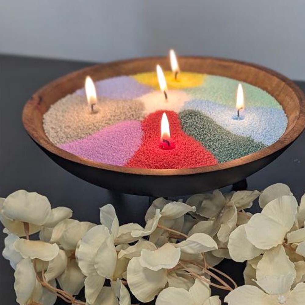 10 Colors/10g Sand Wax Candle  - مراجعة Candle Making Kit وسعره