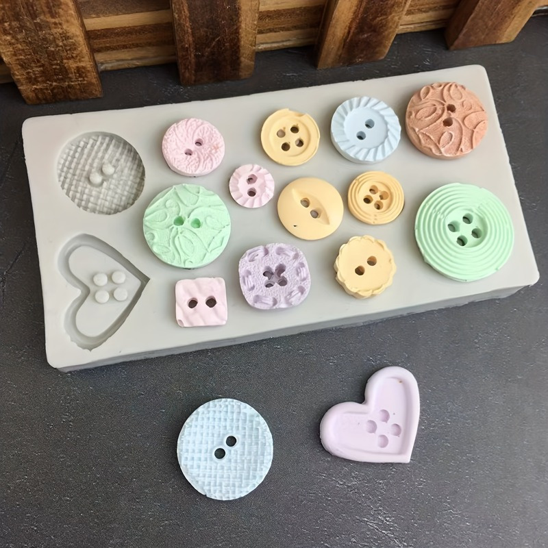 Buttons Shape Silicone Mold Si - مراجعة Candle Making Business وسعره
