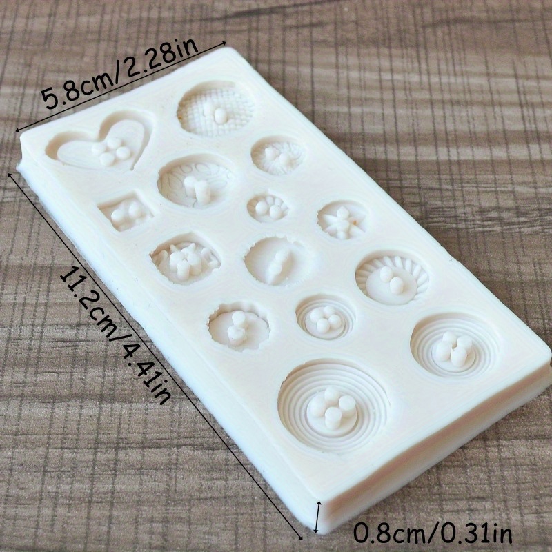 Buttons Shape Silicone Mold Si - مراجعة Candle Making Business وسعره