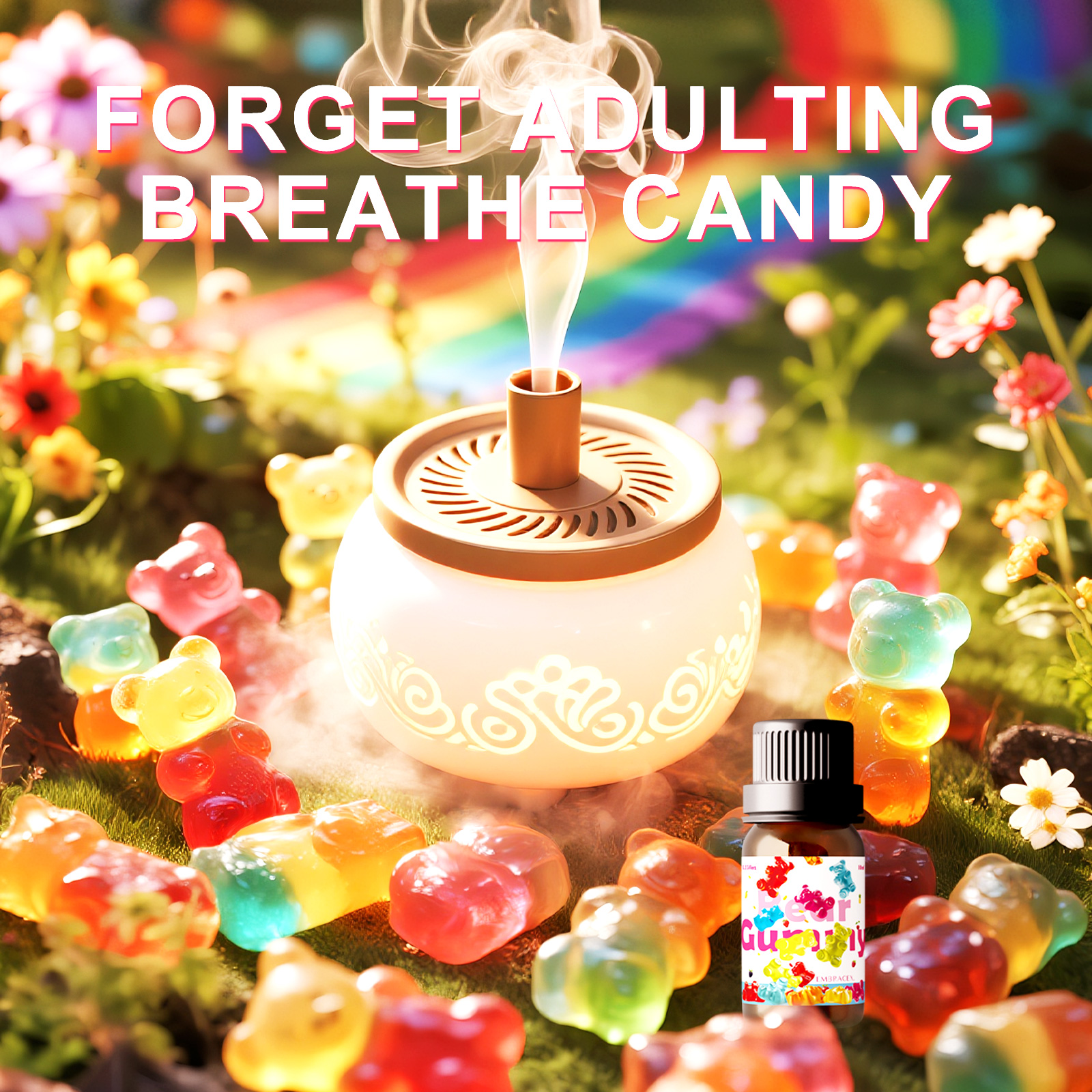 10ml Gummy Bear Fragrance oil  - مراجعة Candle Making Oils وسعره