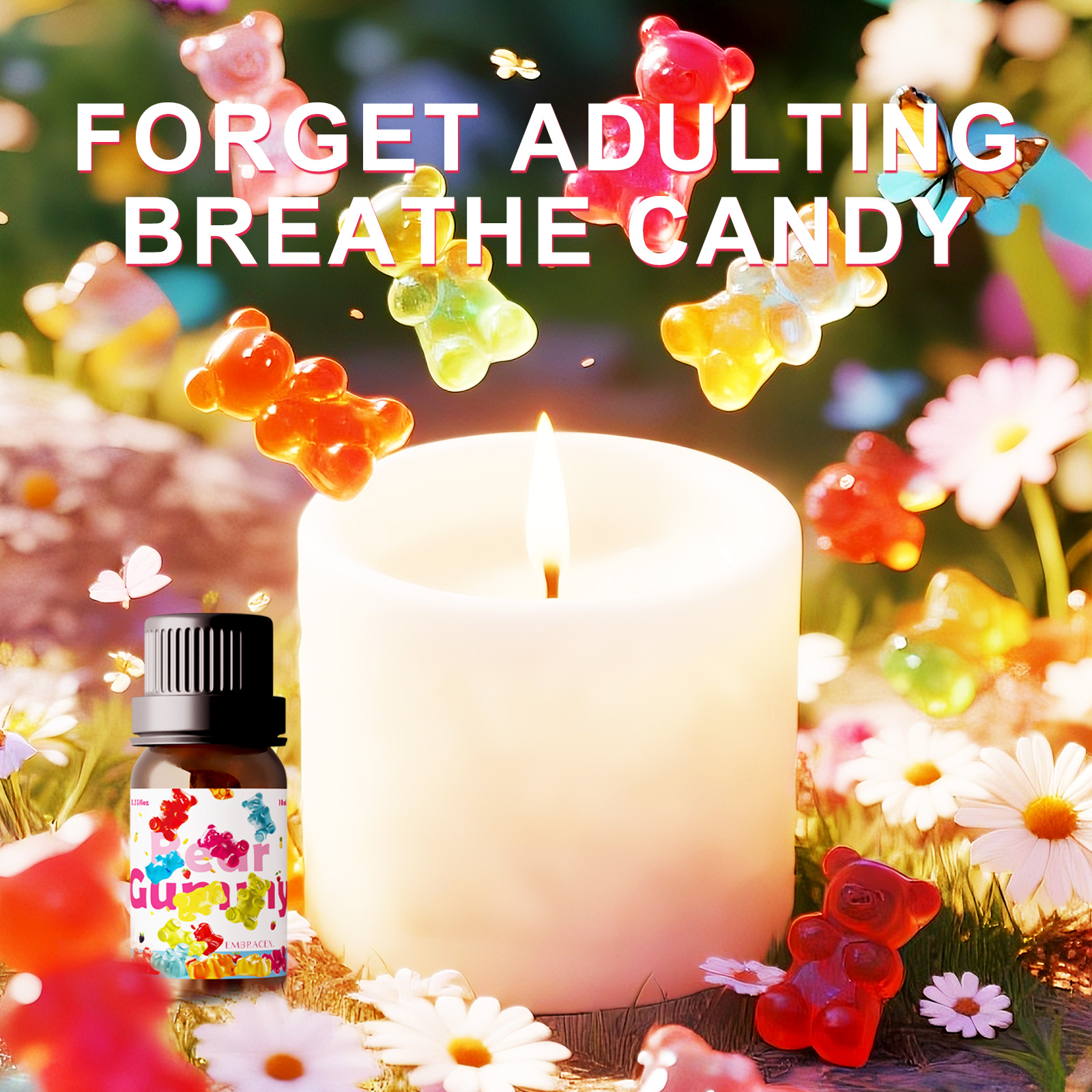 10ml Gummy Bear Fragrance oil  - مراجعة Candle Making Oils وسعره