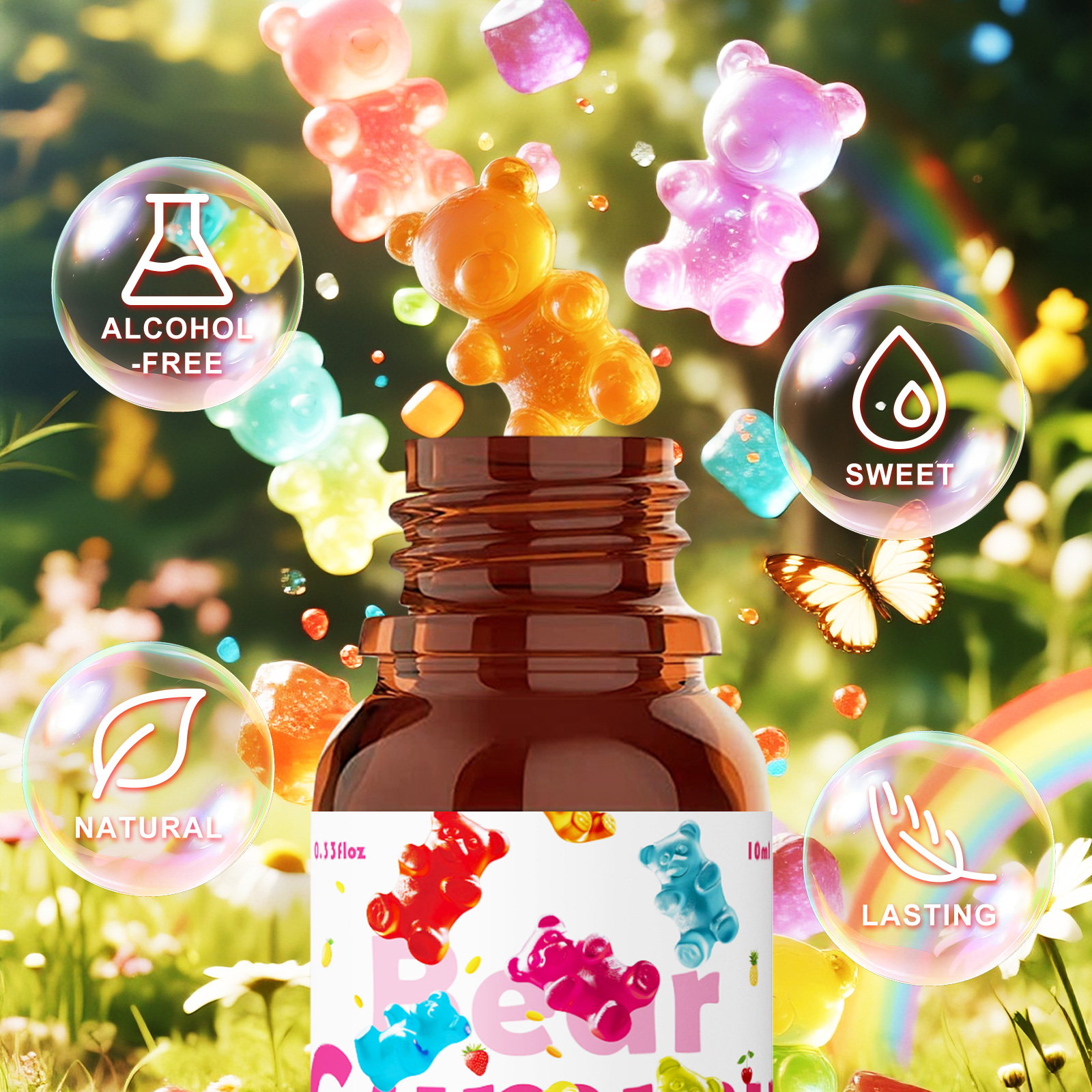 10ml Gummy Bear Fragrance oil  - مراجعة Candle Making Oils وسعره