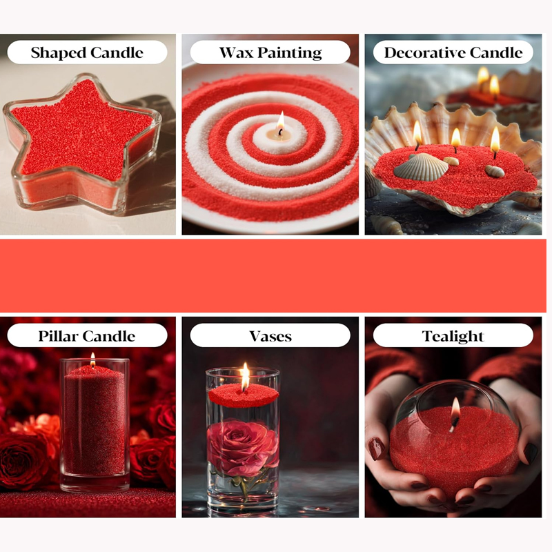 100G Green White Red Sand Pear - مراجعة Candle Making Material وسعره