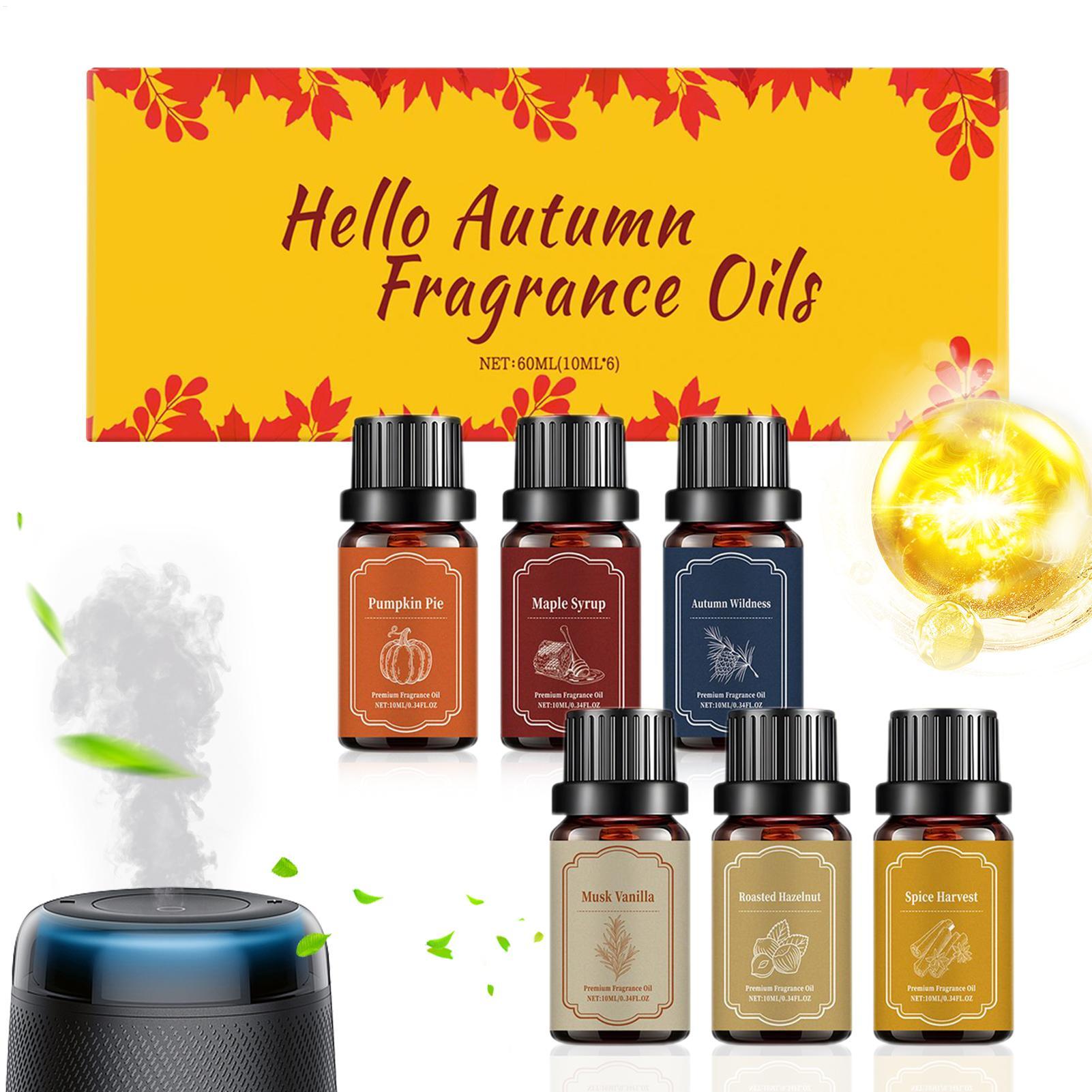 6pcs Fall Scented Diffuser Oil - مراجعة Candle Making Oils وسعره