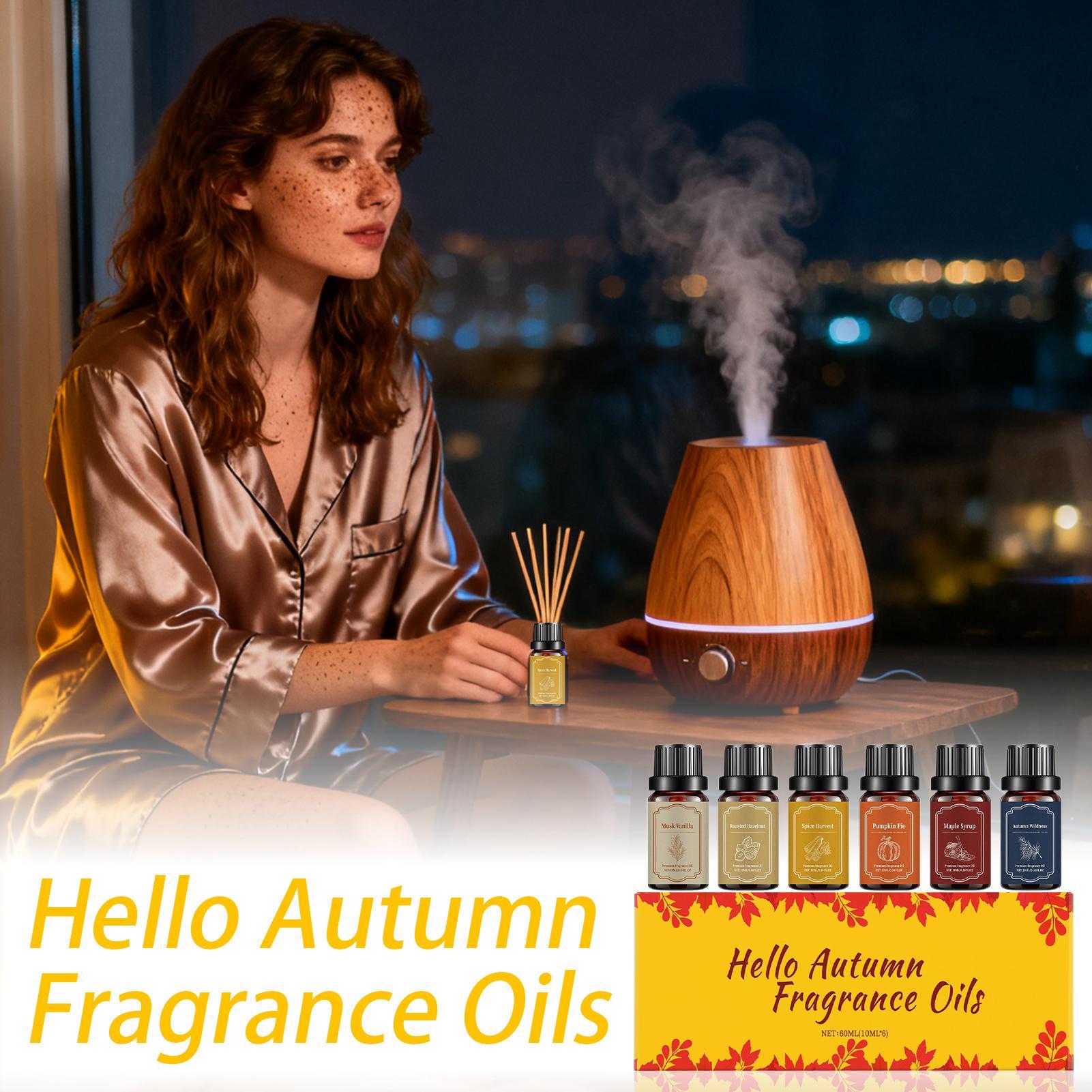 6pcs Fall Scented Diffuser Oil - مراجعة Candle Making Oils وسعره