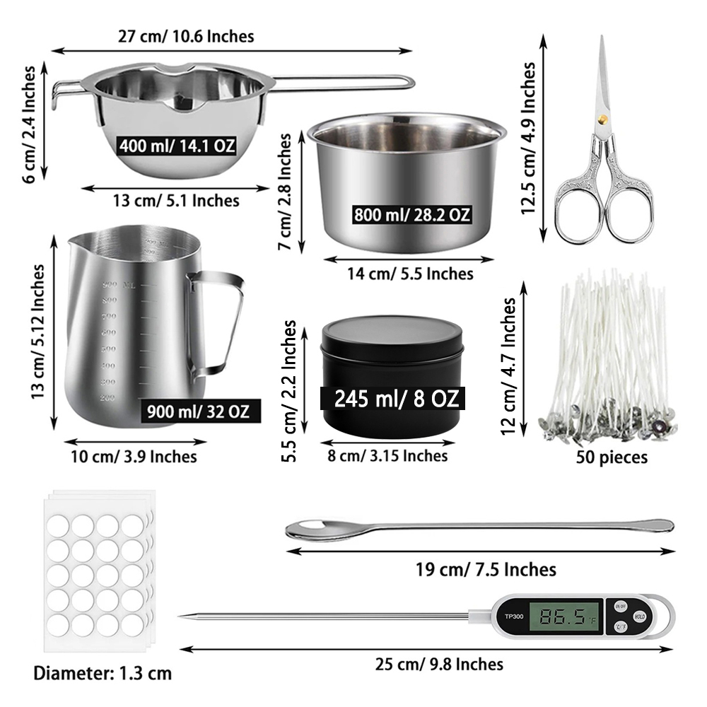 Glintmos DIY Candle Making Kit - مراجعة Candle Making Material وسعره