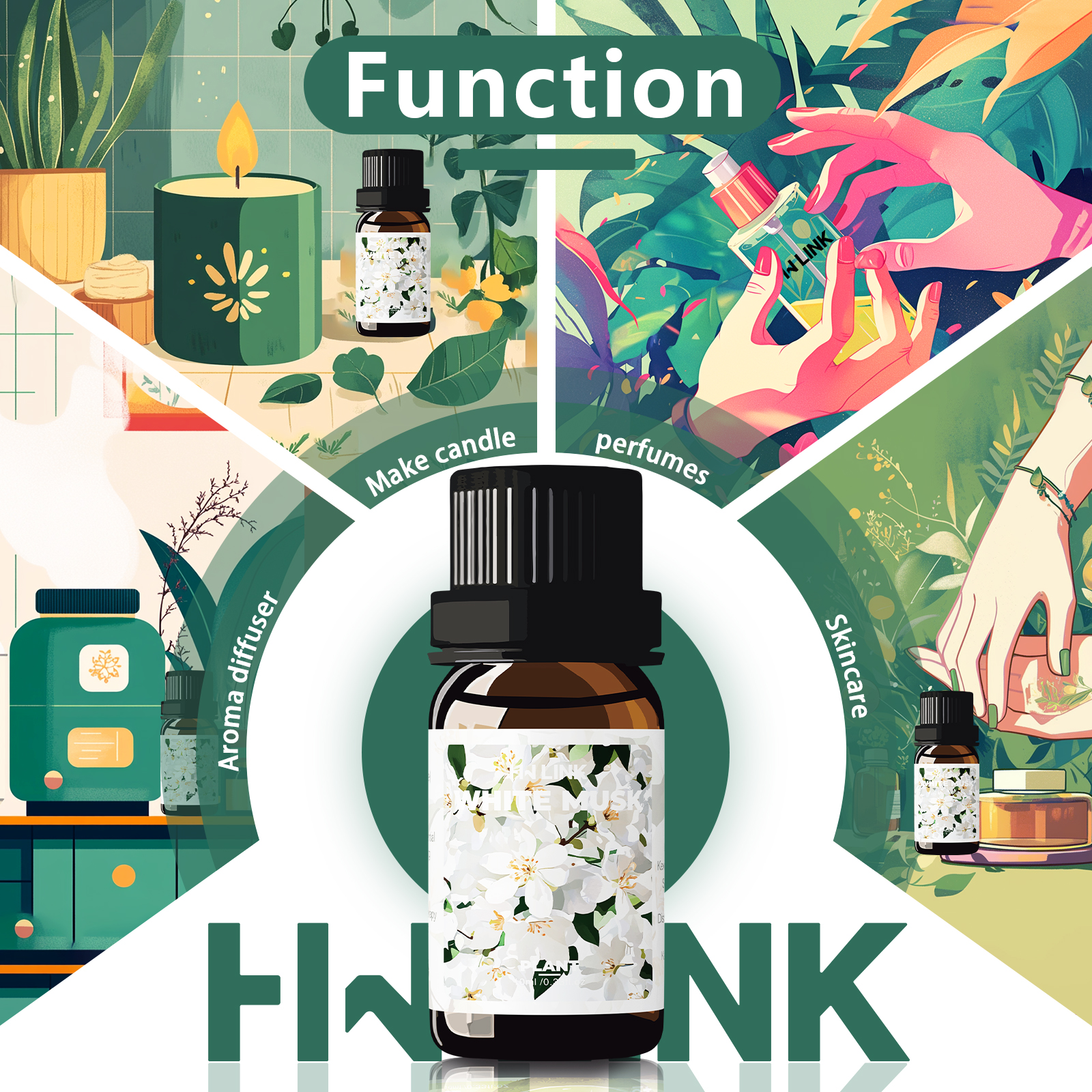 White Musk Essential Oils 10ml - مراجعة Candle Making Oils وسعره