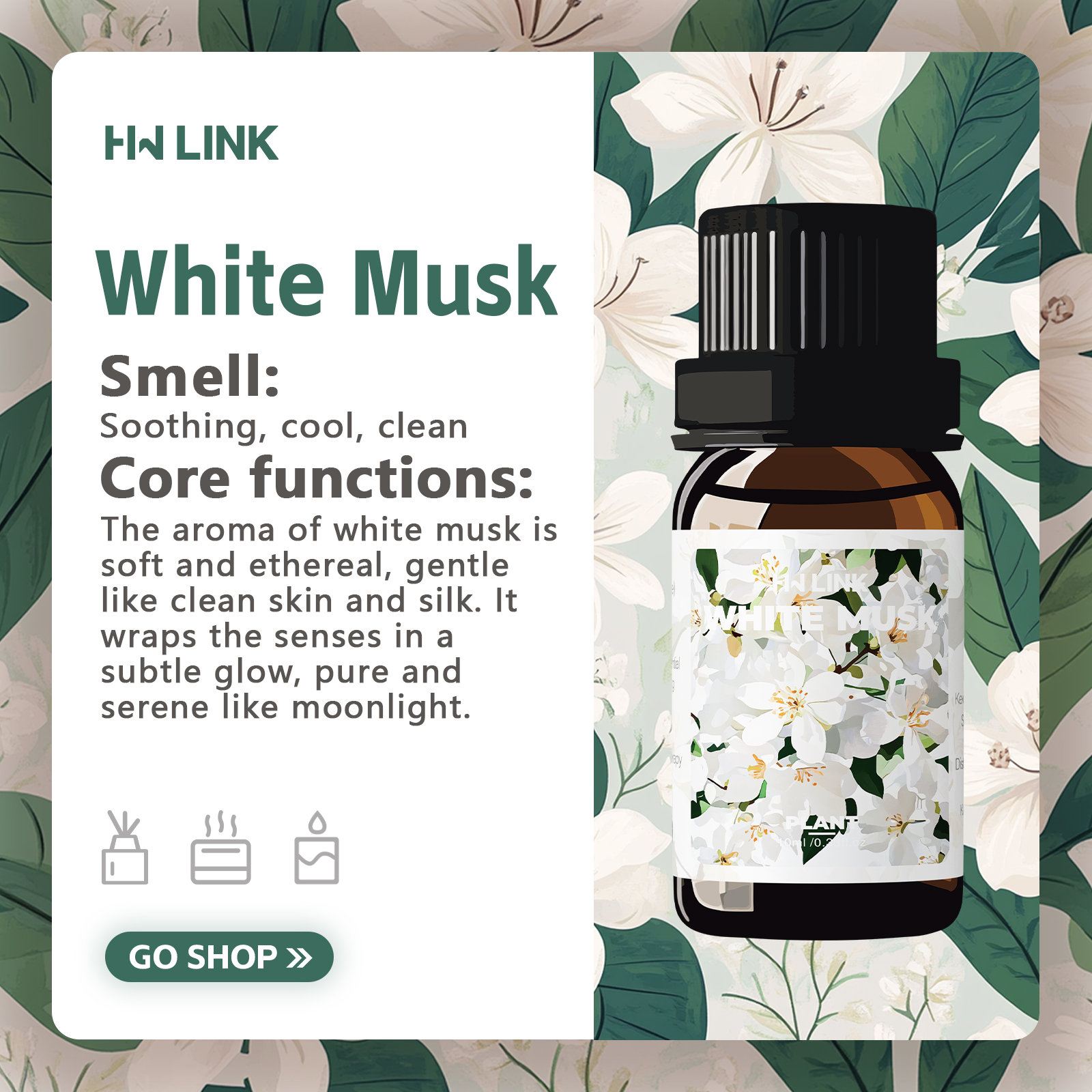 White Musk Essential Oils 10ml - مراجعة Candle Making Oils وسعره