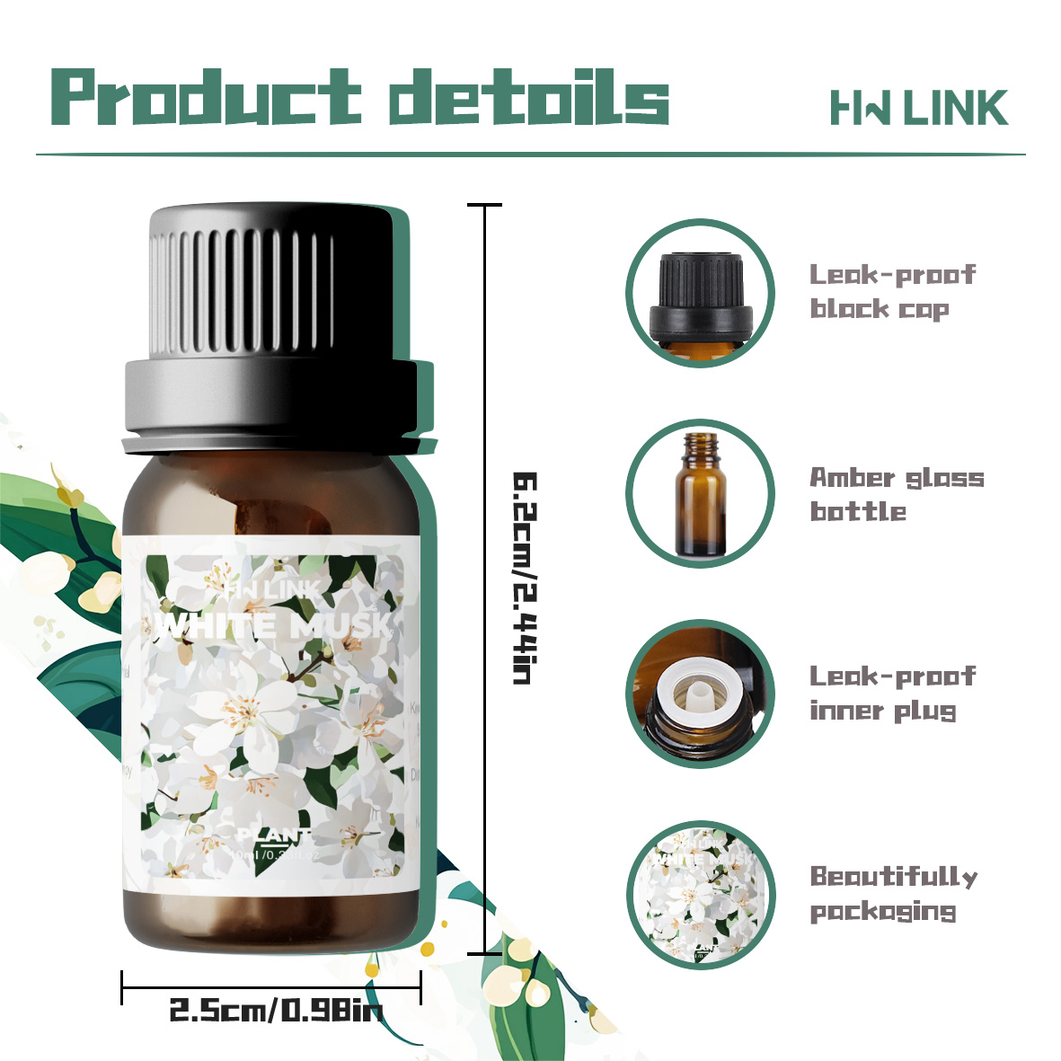 White Musk Essential Oils 10ml - مراجعة Candle Making Oils وسعره