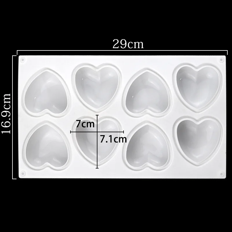 Love Heart Silicone Soap Mold  - مراجعة Candle Making Business وسعره