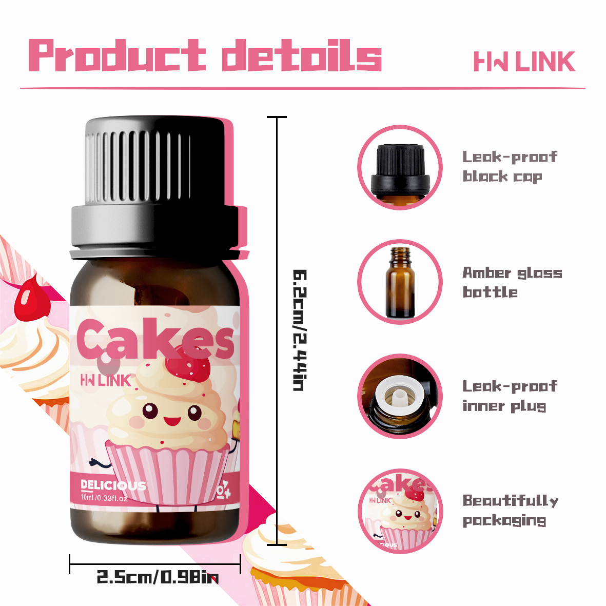 10ml Cakes Essential Oils Perf - مراجعة Candle Making Oils وسعره