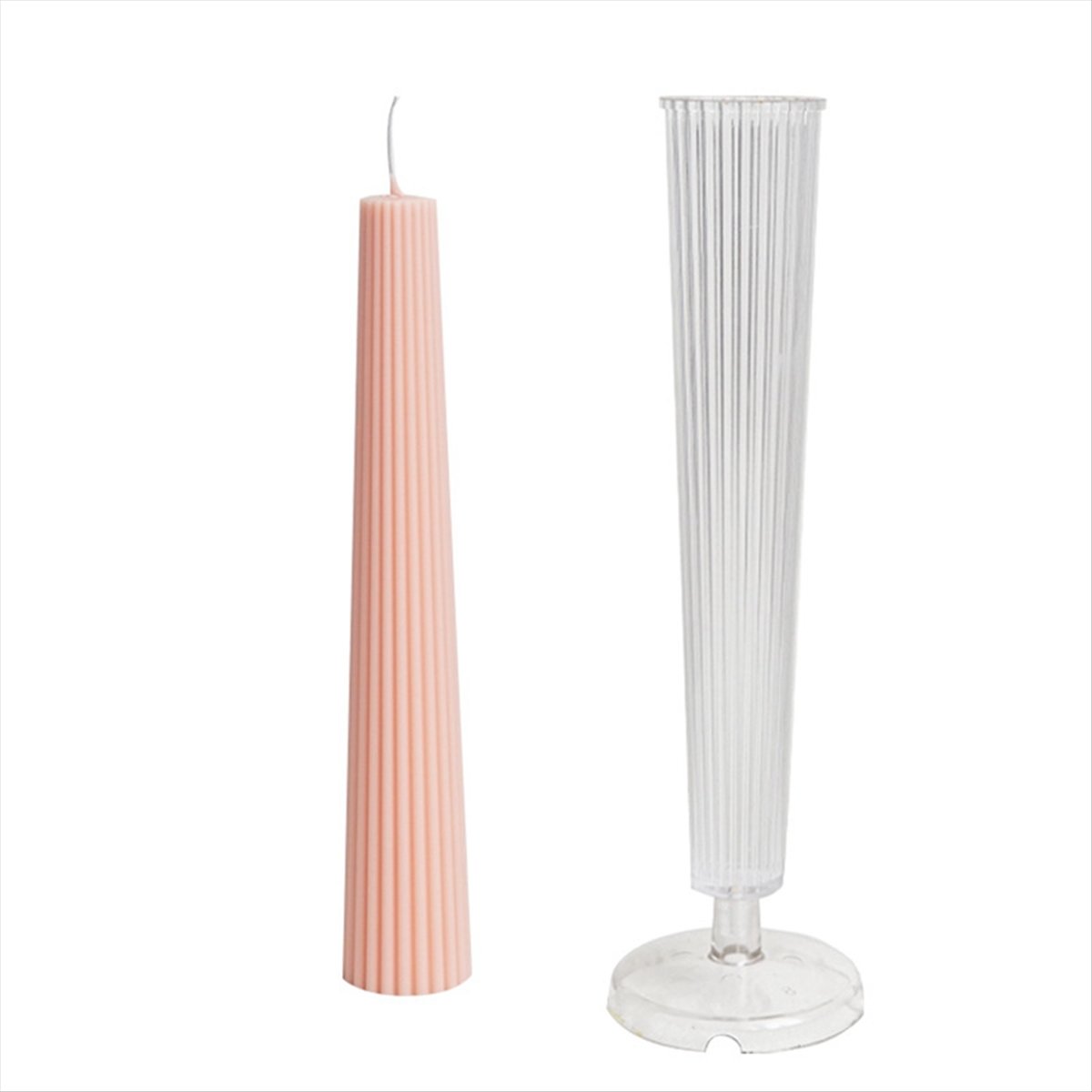 *ABAB Striped Long Pole Column - مراجعة Candle Making Kit وسعره