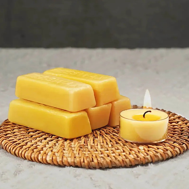 4/8pcs Pure Beeswax Blocks, Hi - مراجعة Candle Making Material وسعره