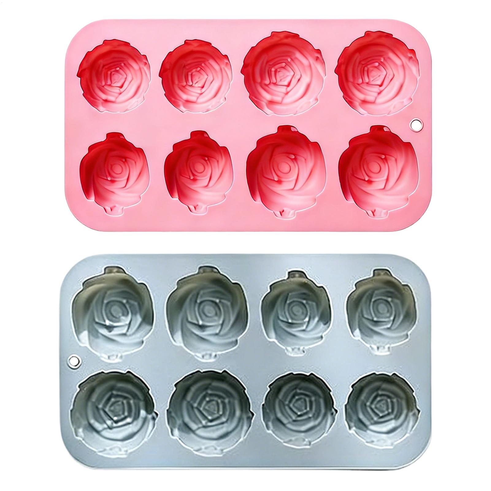 8 Holes Rose Flower Silicone M - مراجعة Candle Making Business وسعره