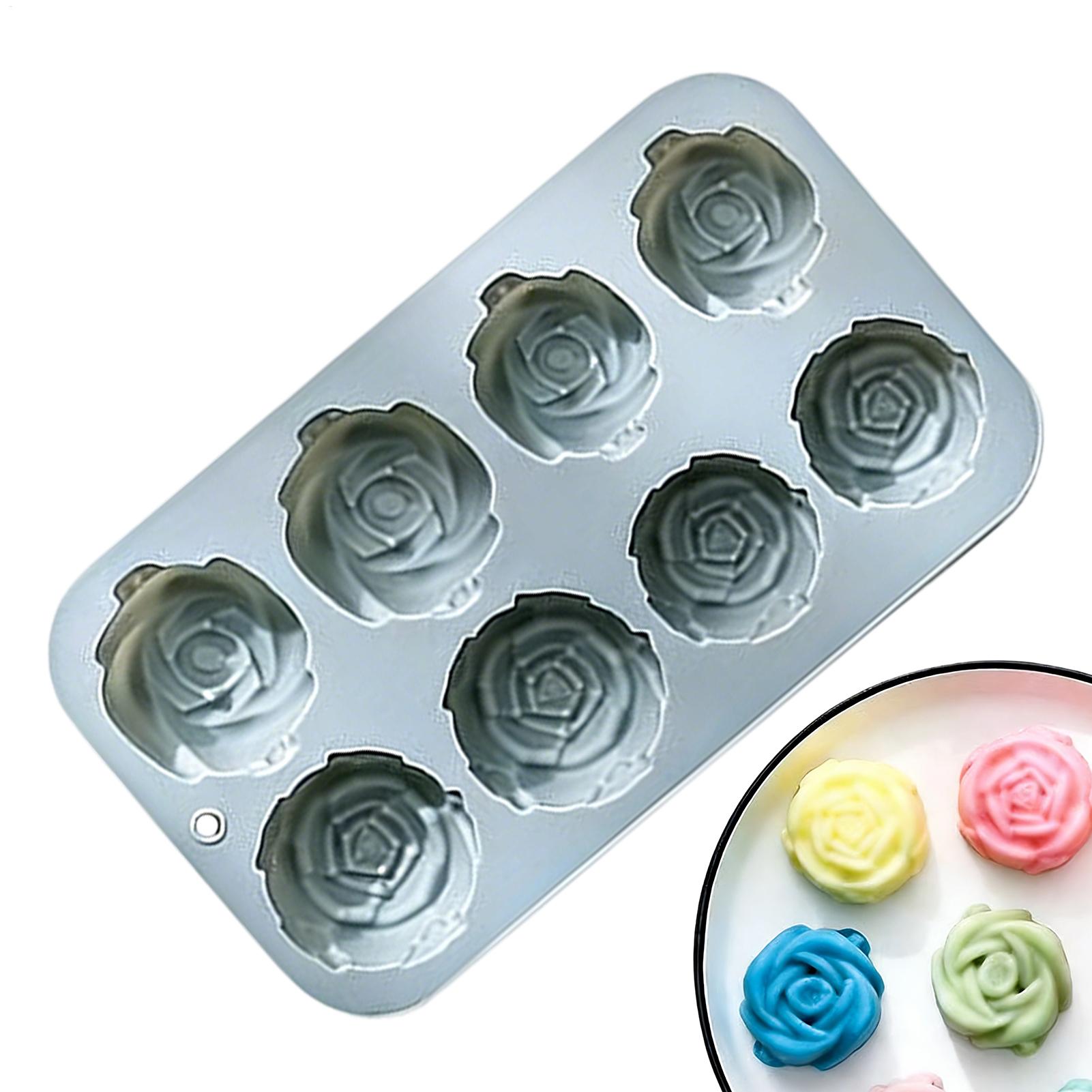 8 Holes Rose Flower Silicone M - مراجعة Candle Making Business وسعره