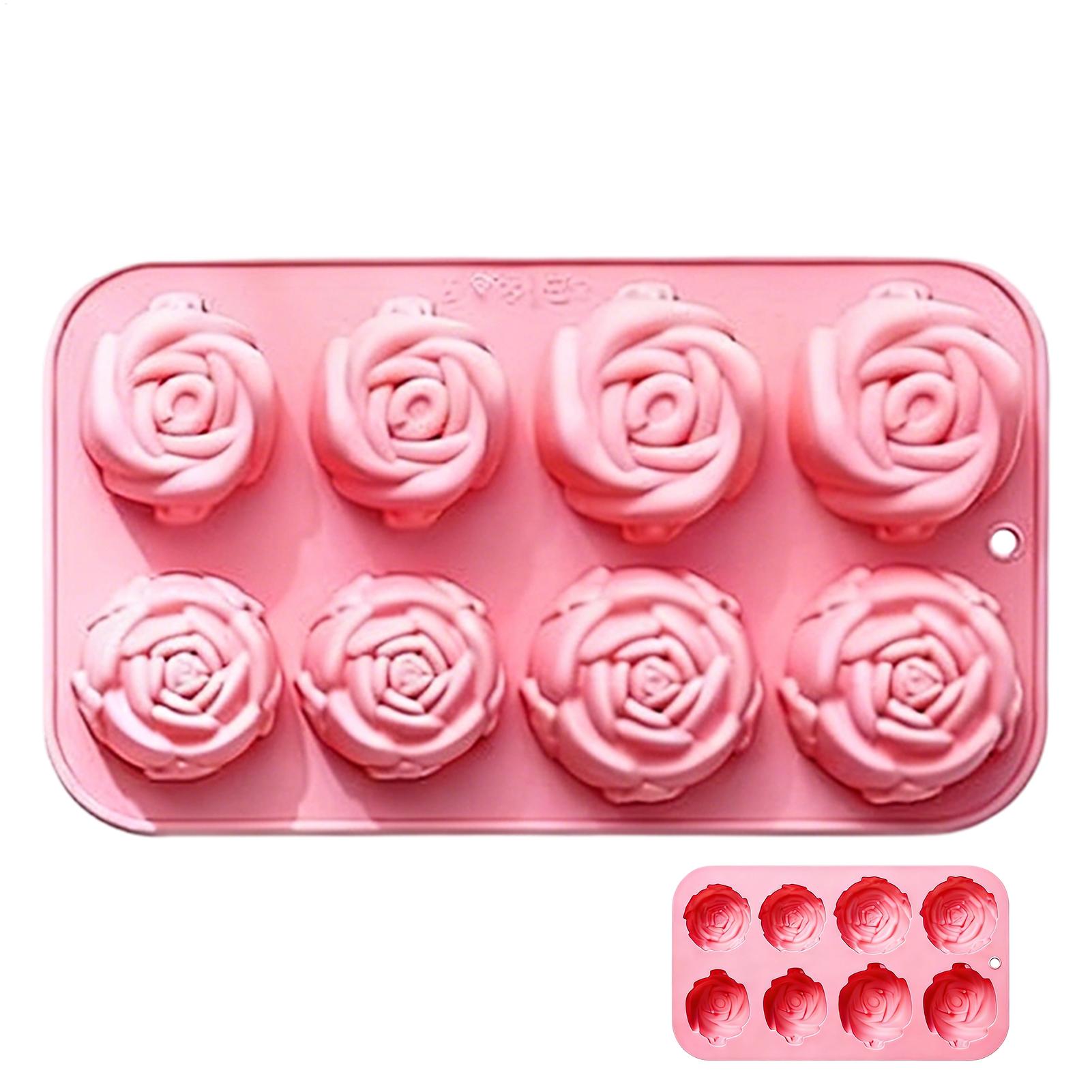 8 Holes Rose Flower Silicone M - مراجعة Candle Making Business وسعره