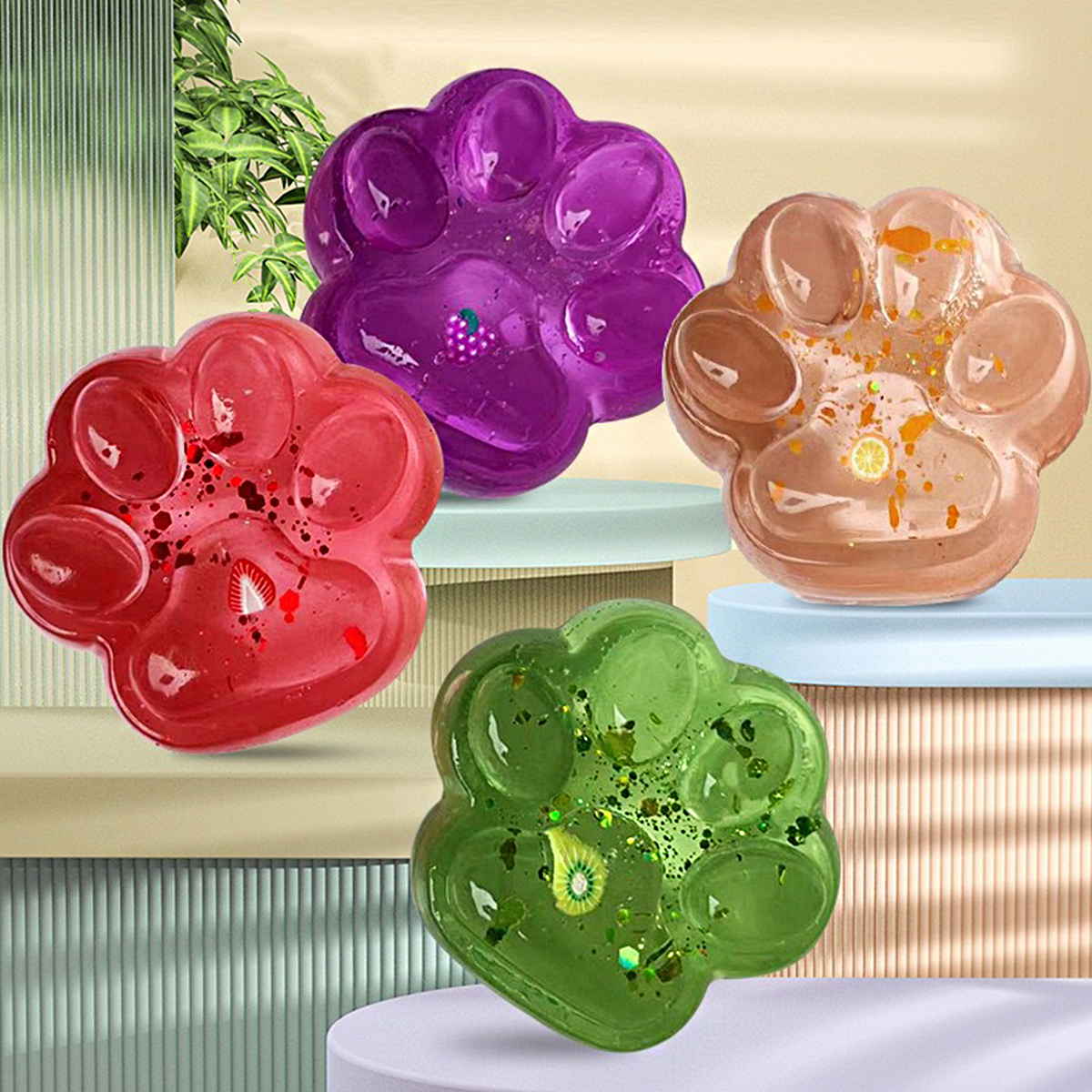 100G 7Colors Jelly Wax DIY Han - مراجعة Candle Making Material وسعره