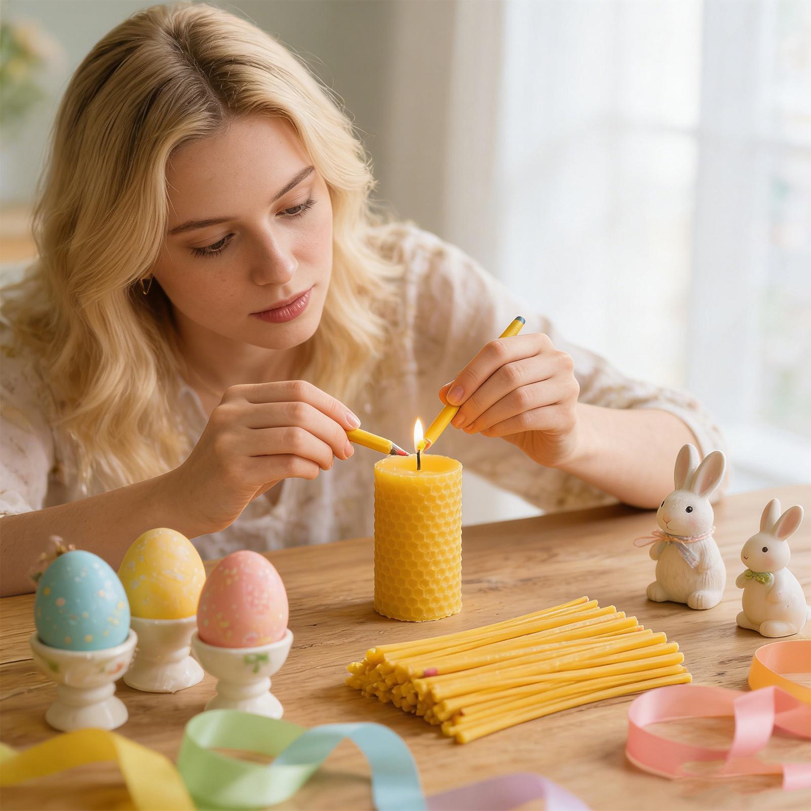 Egg Decorating Beeswax Sticks  - مراجعة Candle Making Kit وسعره