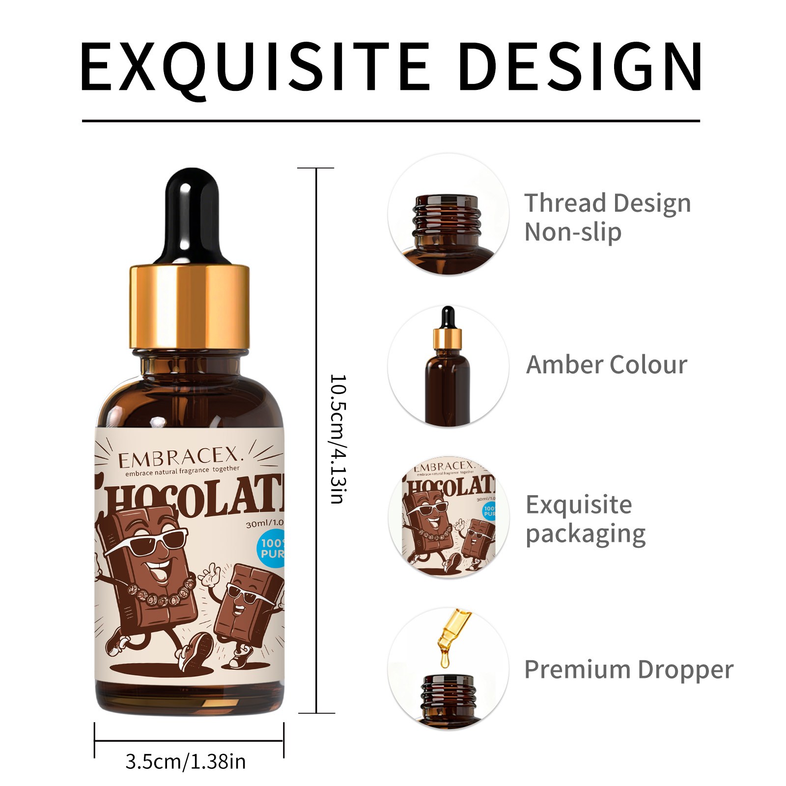 30mlChocolate Essential Oil  C - مراجعة Candle Making Oil Scents وسعره