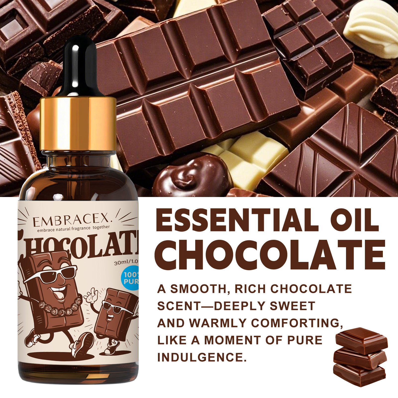 30mlChocolate Essential Oil  C - مراجعة Candle Making Oil Scents وسعره