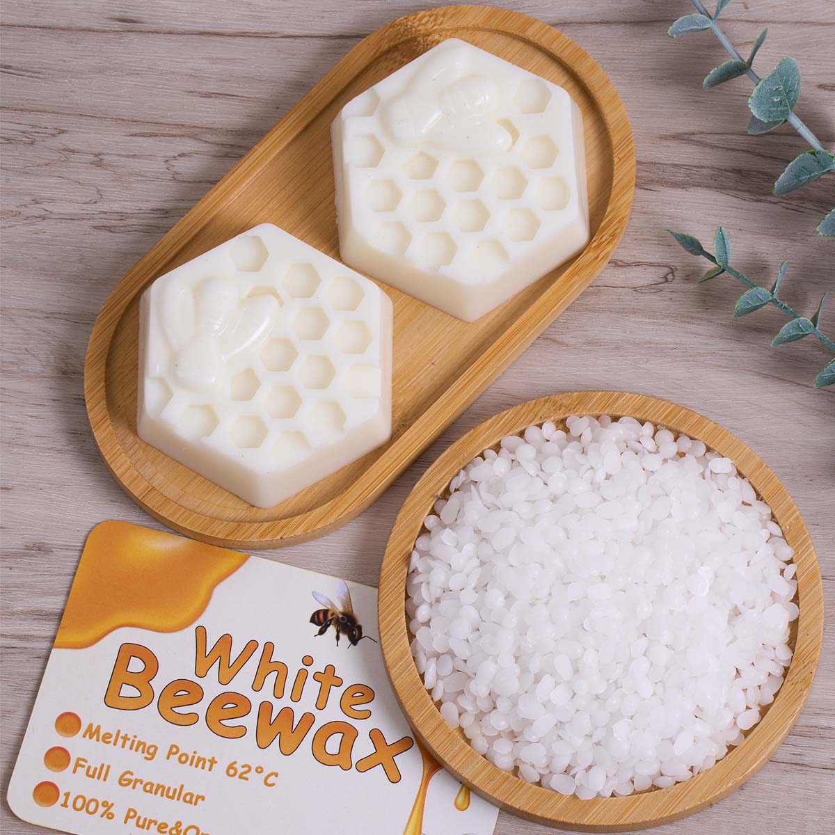 White Beeswax Pure Natural Gra - مراجعة Candle Making Material وسعره