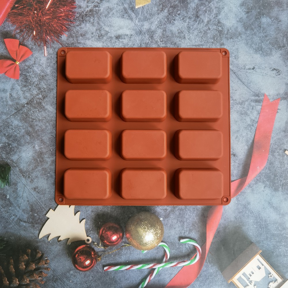 12 Cavity Square Silicone Soap - مراجعة Candle Making Business وسعره