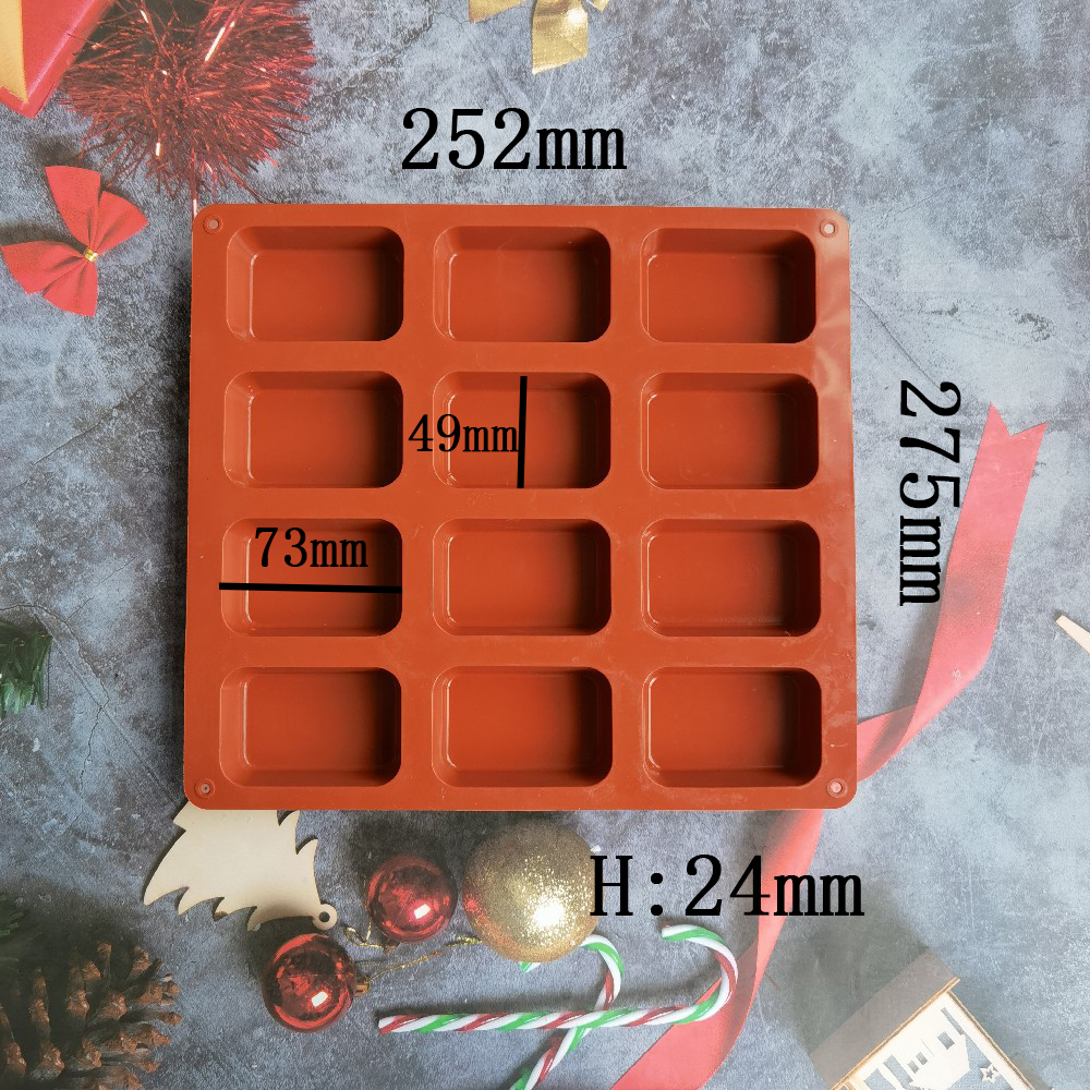12 Cavity Square Silicone Soap - مراجعة Candle Making Business وسعره